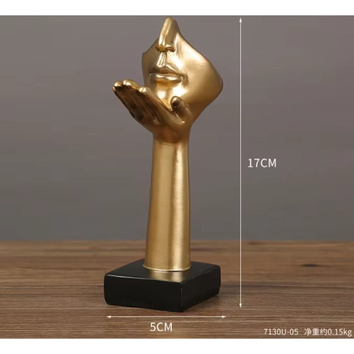 Nordic Resin Abstract Face Sculpture – Modern Decorative Table Statue for Home & Office | Trufairs