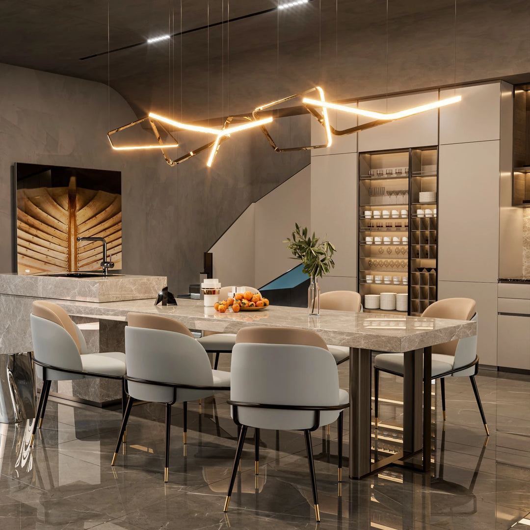 LUVODI Luxury Set Of 2 Dining Chairs Kitchen Accent Leisure Microfiber Leather Living Room Chairs for Dining,Kitchen,Study Room