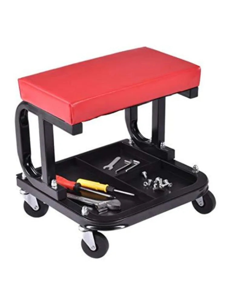 Steel/Iron Car Repair Shop Crawler Stool Seat with Rolling Pallet Mechanical Seat for Car Repair Rolling Shop and Garage Stool