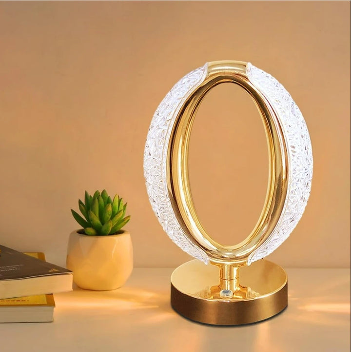 Touch Dimming Modern Desk Lamp Crystal Acrylic Table Lamp Bedroom Bedside Night Light Living Room Romantic Atmosphere Decor Lamp