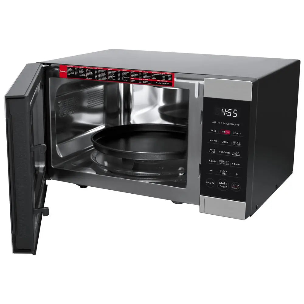 Air Fry Convection Microwave 900W Stainless Steel 0.9 Cu ft 3-in-1 Multifunctional Oven New Technology Auto-Cook/Reheat Compact