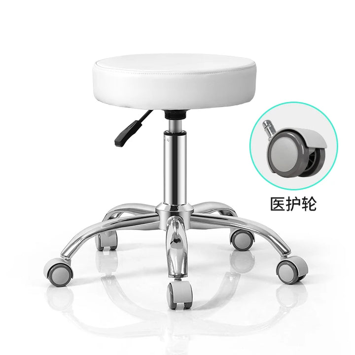Rotating lift chair Beauty salon Surgical technician chair Round stool Haircut PT stool Pulley Big chair Beauty stool Backrest