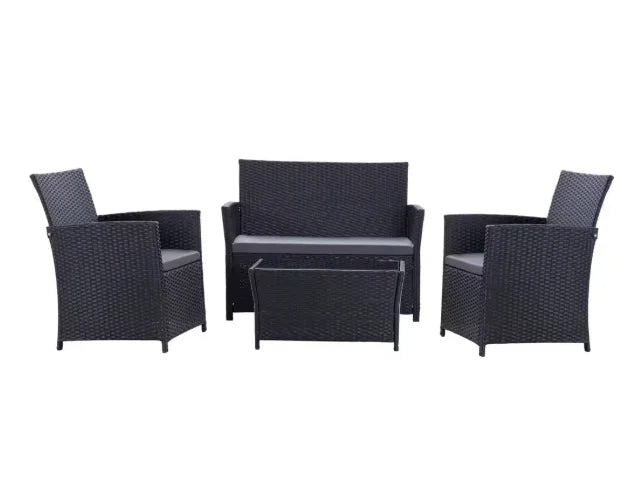 Patio Furniture Set with Cushions, Chairs,Sofa and Tea Table, make sure you are feeling fine on a nice summer day
