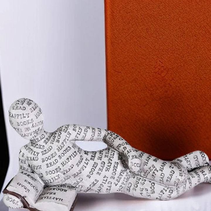 Modern Abstract Art Sculpture Resin Collectible Yoga Figurine Decor Meditating Statue for Home Office Living Room Zen