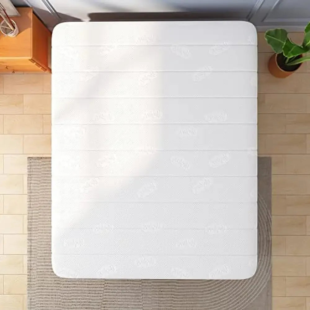 12 Inch Memory Foam Hybrid Queen Size Mattress in a Box Firm Support & Pressure Relief Comfort Knit Fabric Orthopedic Design