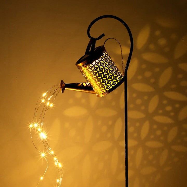 Solar Butterfly Watering Can Garden Light â€“ Waterproof Hanging Fairy Path Accent | Patio, Lawn, Outdoor DÃ©cor | Trufairs
