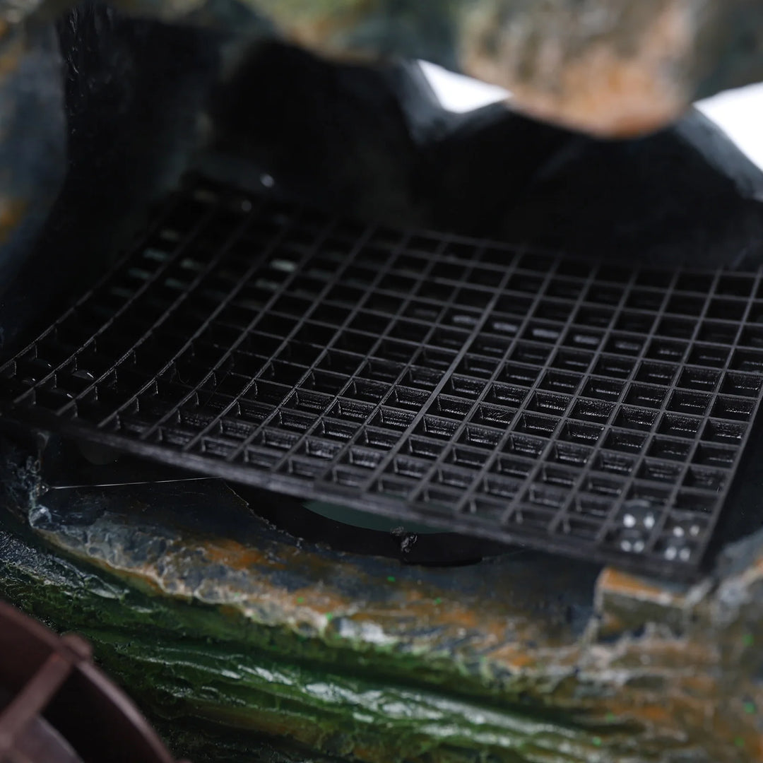 Indoor Room Fountain Waterfall Decor Desktop Fountain Decoration Water Feature with Colour Changing LED Lighting Zen Meditation