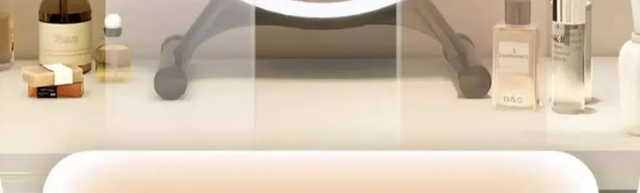 Unique Makeup Mirror Compact Korean Bedroom Funky Girl Aesthetic Items Art Circular Mirror Cosmetics Vestidores Decoracao Quarto