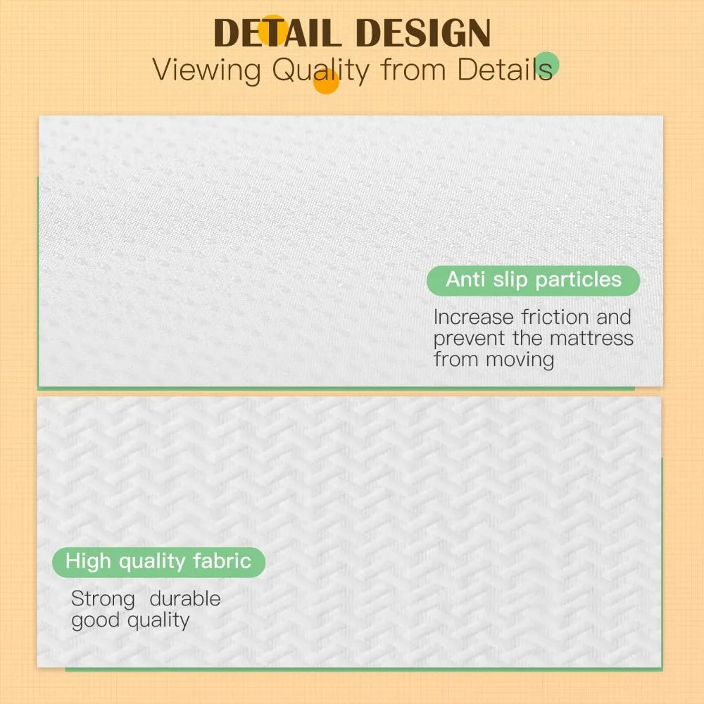 8 inch Memory Foam Mattress Cooling Gel Green Tea Infused Mattress,Fiberglass Free,CertiPUR-US Certified,Cooler Sleep Supportiv