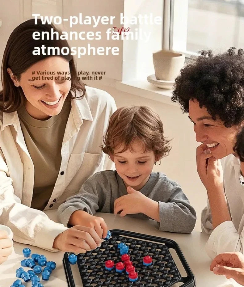 Connect Four Board Game Parent Child Interactive 3D Spatial Thinking Training Children's Board Game Puzzle Toys Birthday Present