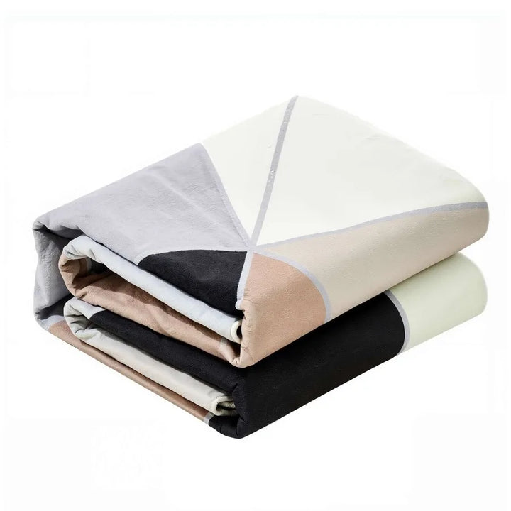 Large Area Rug 5 x 7 ft AntiSkid TearResistant Floor Mat Modern Charcoal Gray