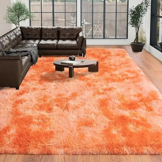 Spacious 8x10 Rugs for Living Spaces, Plush Carpets for Kids' Rooms, Stylish Soft Shag Rugs for Bedrooms, Non-Slip