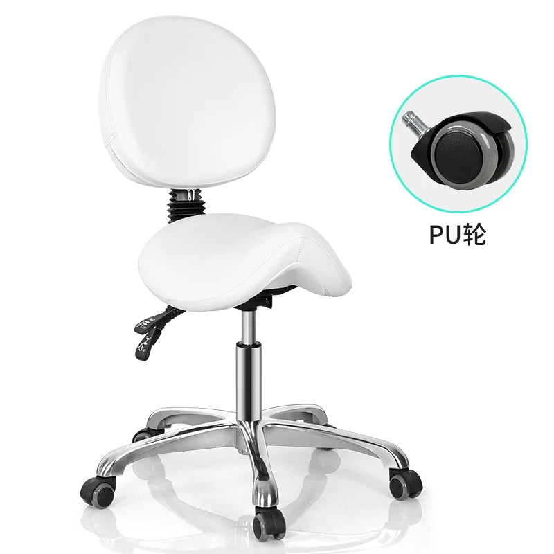 Rotating lift chair Beauty salon Surgical technician chair Round stool Haircut PT stool Pulley Big chair Beauty stool Backrest