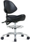 Saddle Chair Rolling Saddle Stool with Back Support Esthetician Chair Ergonomic Saddle Chair for Dental Hygienist Medical Salon