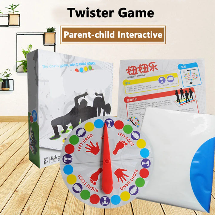 Twister Fun Game Outdoor Board Toy Family Friend Party Toys Twisting the Body for Children Adult Sports Interactive Group Toy