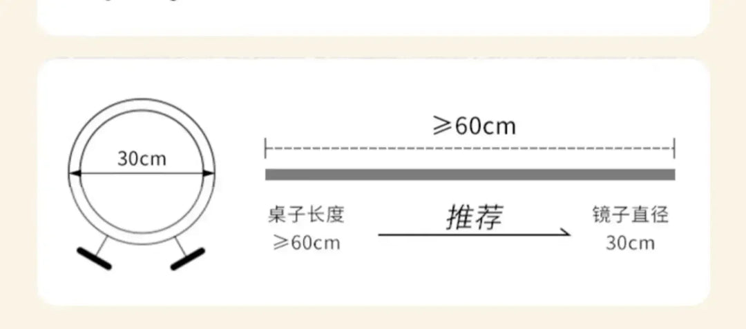 Unique Makeup Mirror Compact Korean Bedroom Funky Girl Aesthetic Items Art Circular Mirror Cosmetics Vestidores Decoracao Quarto