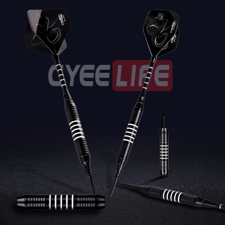 CyeeLife 18g Soft tipped Darts Professional Indoor plastic tip Darts Set For Electronic Dartboard Games Plastic storage box