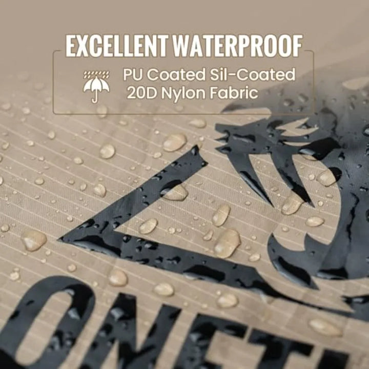 Smokey HUT Hot Tent with Stove Jack Ultralight 4 Season Tipi Tent with Snow Skirt Detachable Floor for Camping Hiking Bushcraft