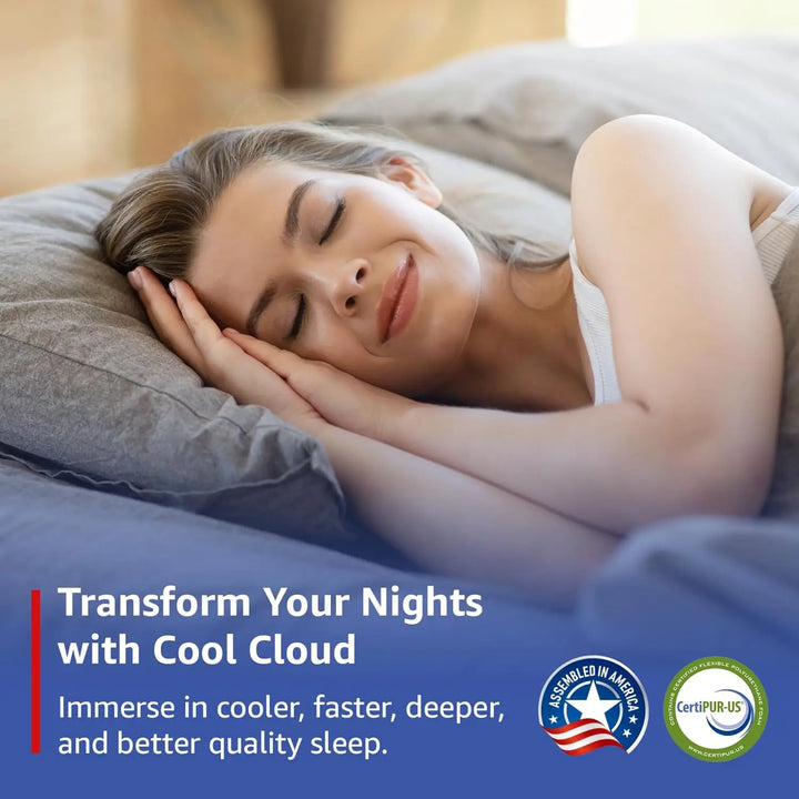 Cooling Gel Memory Foam Mattress 12 inch King Mattress Improves Sleep with Exclusive Cool Sleep Technology and Plush Comfort for