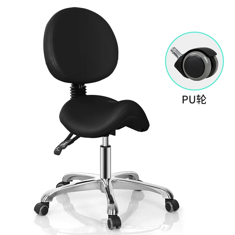 Rotating lift chair Beauty salon Surgical technician chair Round stool Haircut PT stool Pulley Big chair Beauty stool Backrest