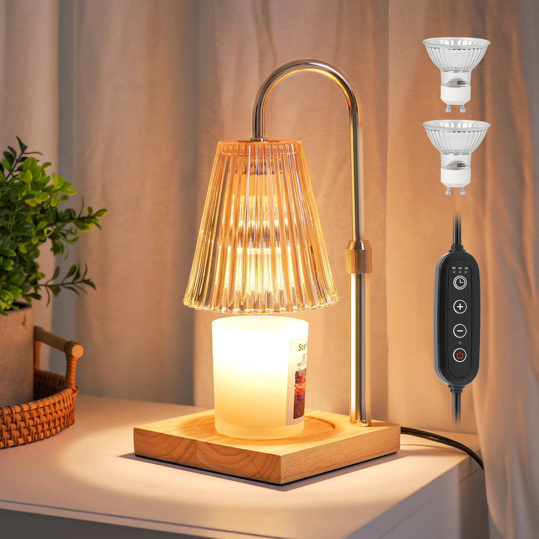Candle Heating Lamp With Adjustable Height Electric Candle Heating Light with Timer Suitable For Scented Large Cans Of Candles