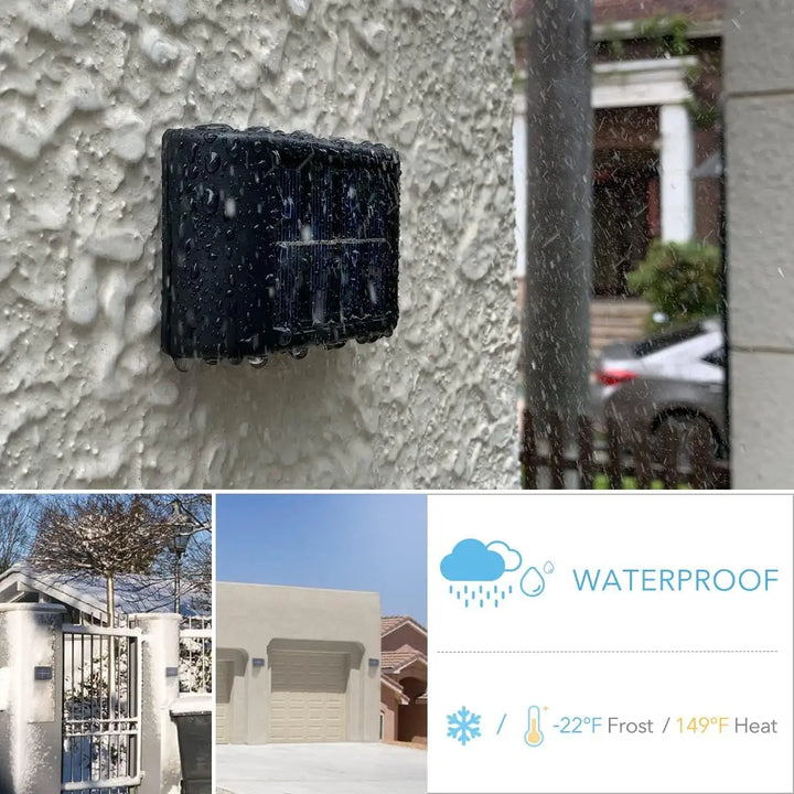 Waterproof Solar Wall Light â€“ 6-LED Outdoor Decorative Lights for Landscape, Garden, Courtyard, or Street | Trufairs