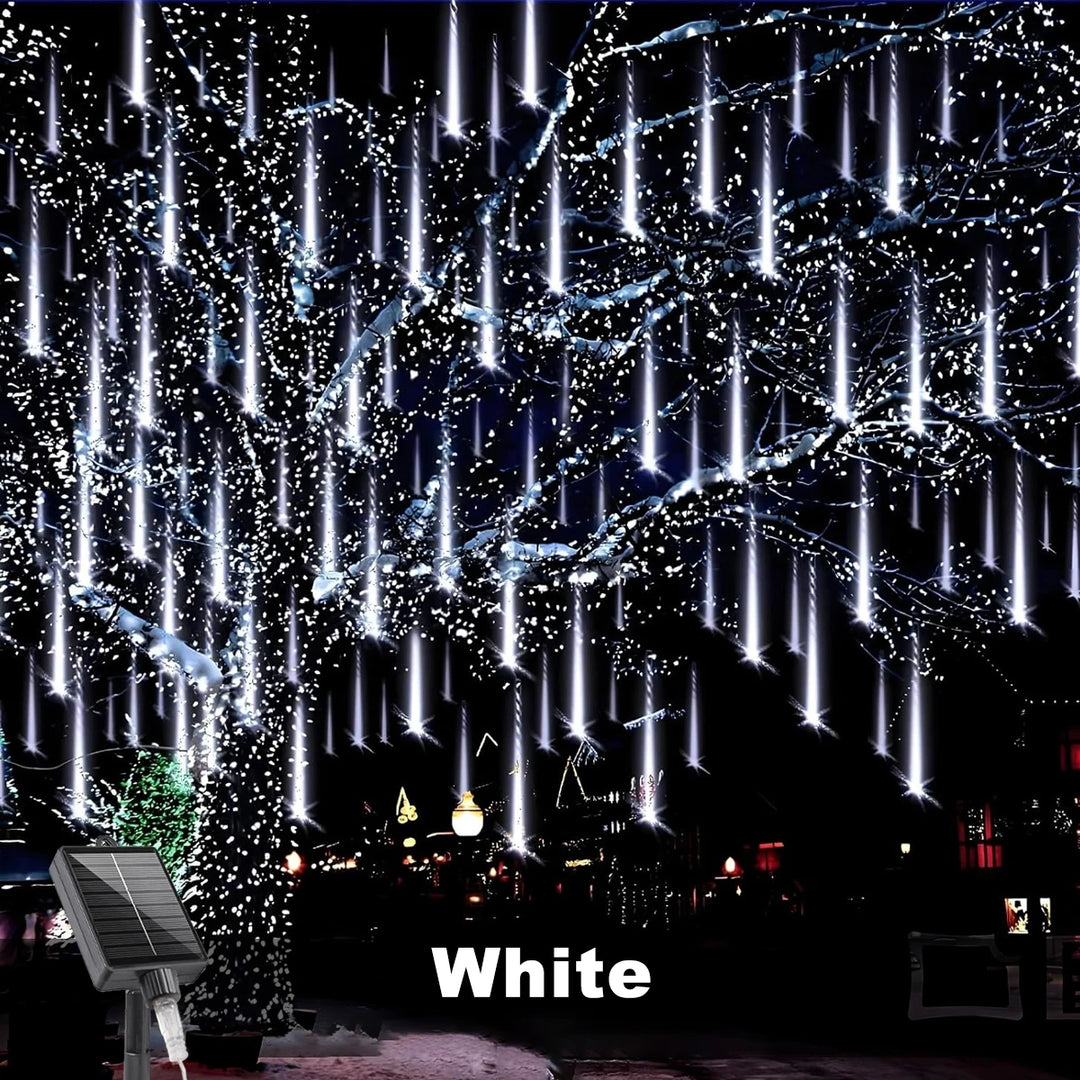 1pc 30/45CM Solar Meteor Star Glow Lights IP65 Outdoor Solar Fairy String Lights Christmas Decorative Light for Garden Courtyard