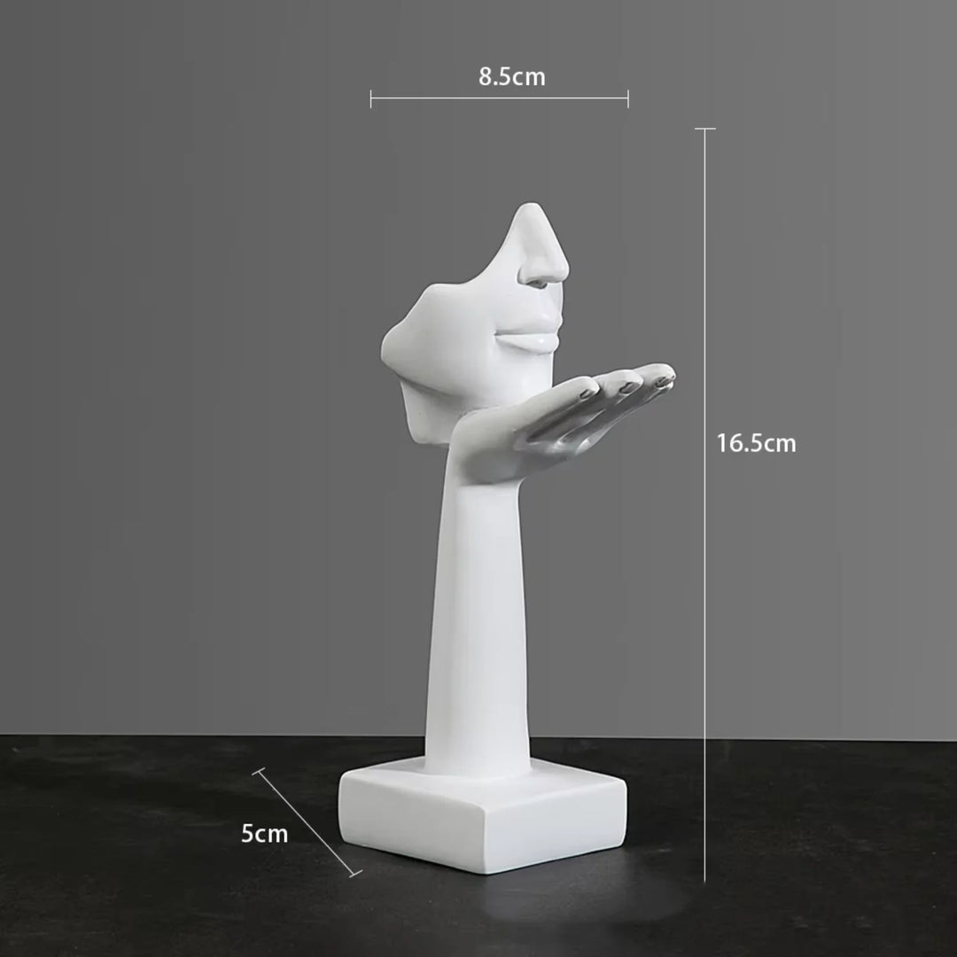 Resin Abstract  Decor Statue Table Decoration for  Room Bedroom Office Nordic Abstract  face  sculpture
