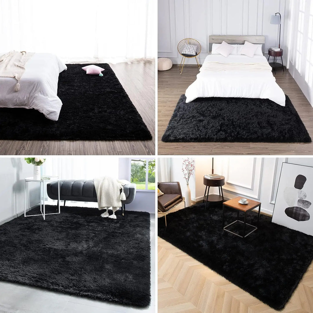 Super Soft Shaggy Rugs Fluffy Carpets 9x12 Feet, Indoor Modern Plush Area Rugs for Living Room Bedroom Nursery Home Decor