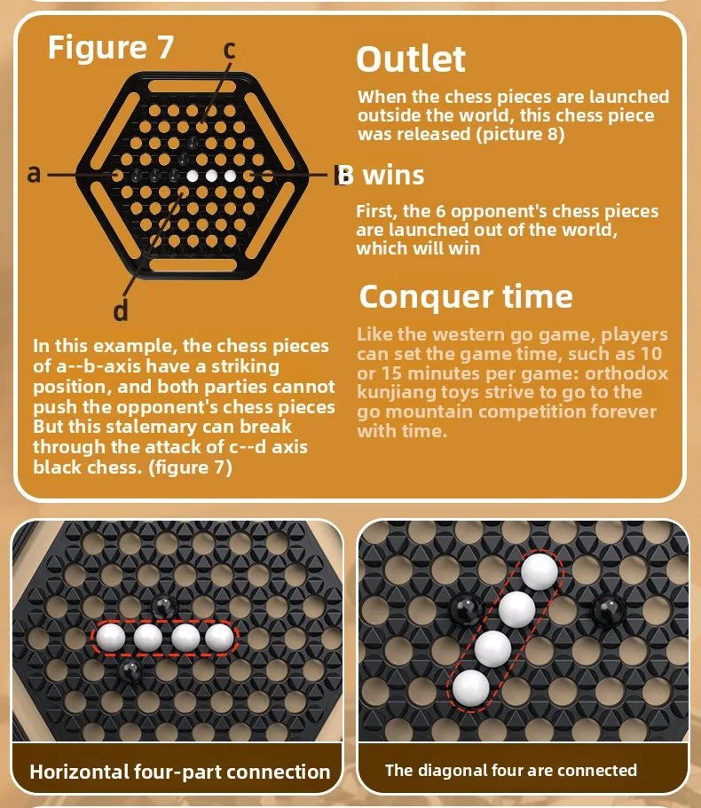 Connect Four Board Game Parent Child Interactive 3D Spatial Thinking Training Children's Board Game Puzzle Toys Birthday Present