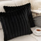 Ultra-Soft Plush Striped Cushion – Premium Corduroy Comfort | Decorative Throw Pillow | Trufairs