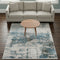 Venice Hayden Ivory/Blue Abstract Area Rug 8'3"x11'6"