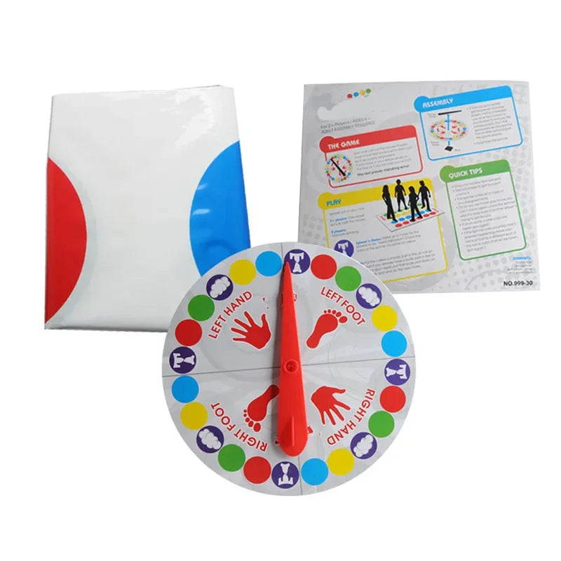 Twister Fun Game Outdoor Board Toy Family Friend Party Toys Twisting the Body for Children Adult Sports Interactive Group Toy