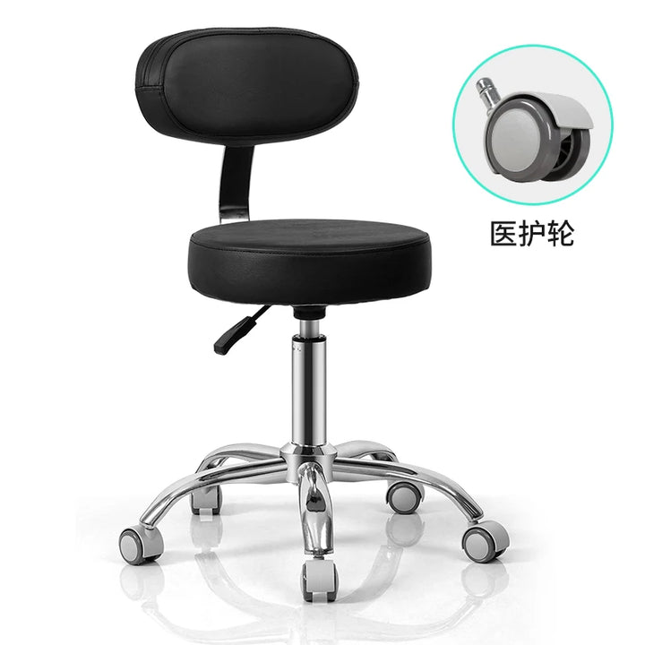 Rotating lift chair Beauty salon Surgical technician chair Round stool Haircut PT stool Pulley Big chair Beauty stool Backrest