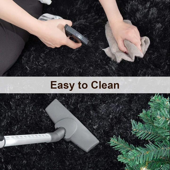 Super Soft Shaggy Rugs Fluffy Carpets 9x12 Feet, Indoor Modern Plush Area Rugs for Living Room Bedroom Nursery Home Decor