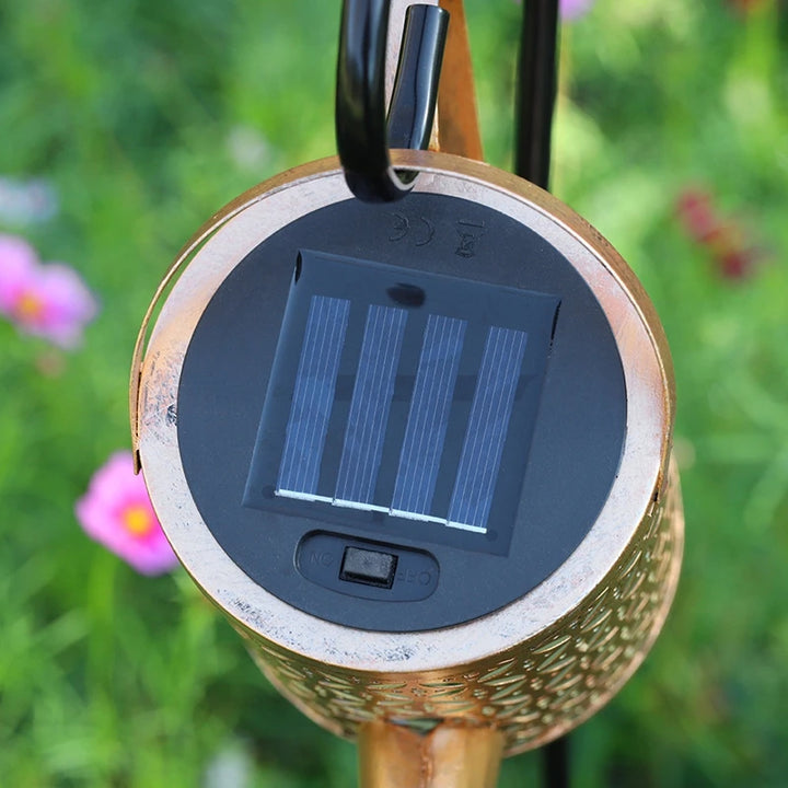 Solar Butterfly Watering Can Garden Light â€“ Waterproof Hanging Fairy Path Accent | Patio, Lawn, Outdoor DÃ©cor | Trufairs