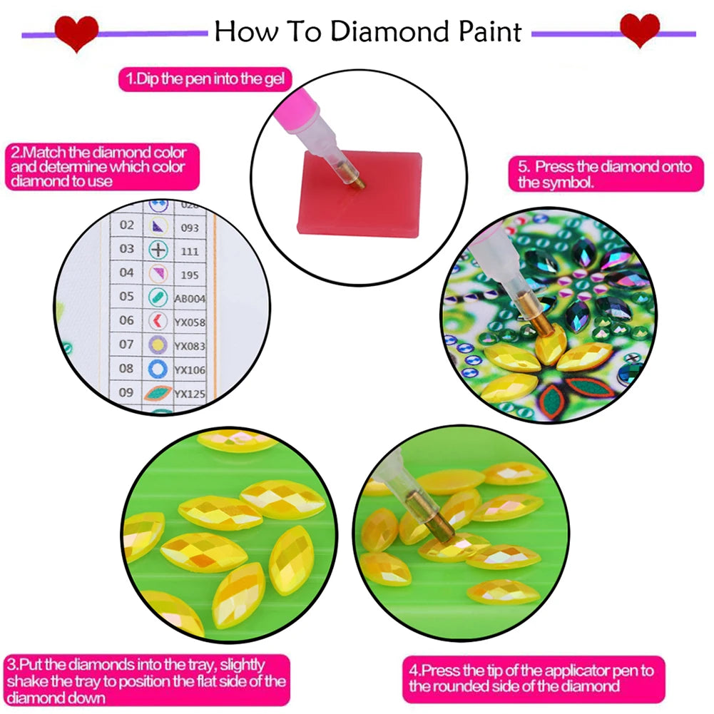 Acrylic Christmas House Table Top Diamond Painting Ornament Kits 5D DIY Diamond Art Tabletop Decorations for Adults Beginner