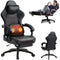 Gaming Chair for Adults with Dual-Point Massage, Ergonomic Racing Style Game Chair Footrest, High Back Computer Chair