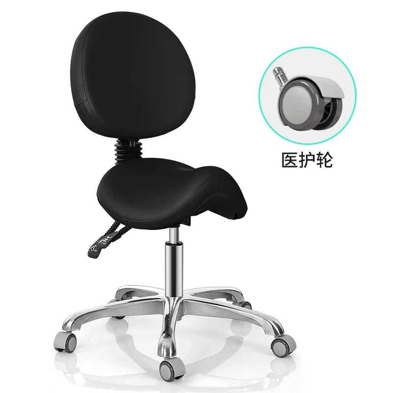 Rotating lift chair Beauty salon Surgical technician chair Round stool Haircut PT stool Pulley Big chair Beauty stool Backrest