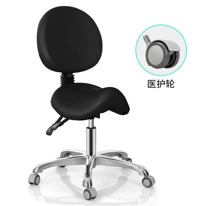 Rotating lift chair Beauty salon Surgical technician chair Round stool Haircut PT stool Pulley Big chair Beauty stool Backrest