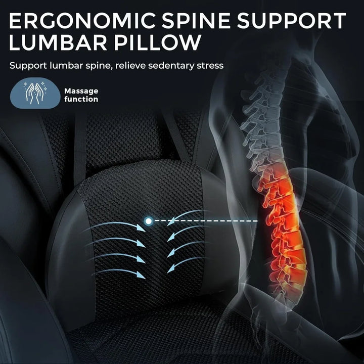 Gaming Chair PRO, Ergonomic Gaming Chairs for Adults Heavy People, Massage Reclining Office Desk Computer Chair with Footrest