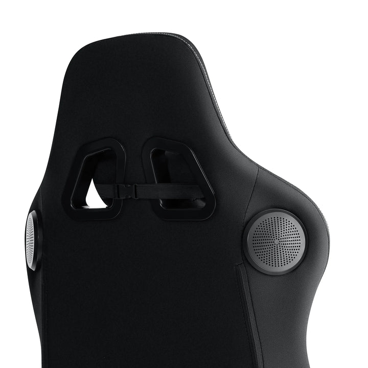 Breathable Gaming Chair With Lumbar Cushion Bluetooth Speaker Dual Function Point Massage Height Adjustable Office Computer Chai