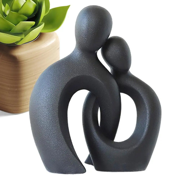 Couple Statue Aesthetic Resin Statue Home Decor Couple Statue Love Sculpture Couple Abstract Art Statue Modern Decor for Bedroom