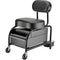 Professional Car Detailers Mechanics Roller Seat, Heavy Duty Garage Stool with Thick Padded Seat and Backrest,NEW