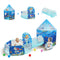 VEVOR 3 in 1 Kids Play Tent with Tunnel Basketball Hoop for Boys Girls Babies and Toddlers Indoor/Outdoor Pop Up Playhouse Gifts