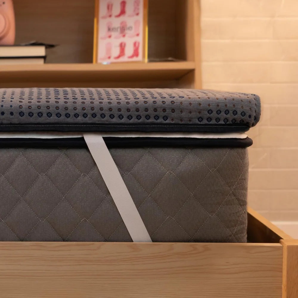 Medium Firmness Latex Mattress Pad - 2 Inch Full Size Sleep Comfort Enhancement