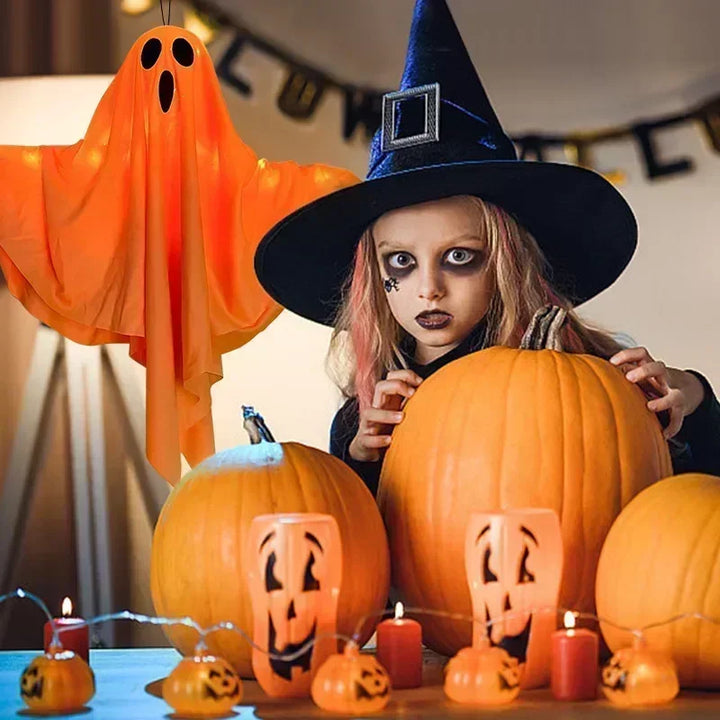 Glowing Ghost & Witch Hat String Lights â€“ Halloween LED Party & Yard DÃ©cor | Trufairs