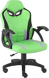 Modern-Depo Ergonomic Gaming Chair for Teenagers Juniors, High Back Swivel Racing Computer Chair, Height Adjustable Racing Gamin