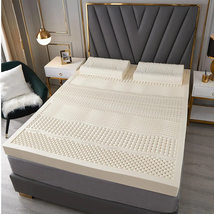 100% Natural Latex Mattress Compression and No Deformation Honeycomb Pore Ventilation Soft and Comfortable Latex Mattress 100x20