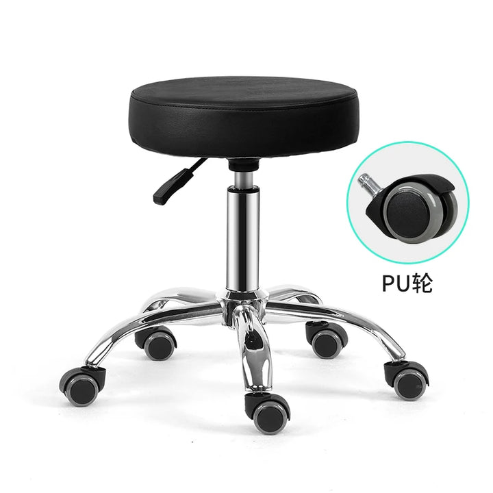 Rotating lift chair Beauty salon Surgical technician chair Round stool Haircut PT stool Pulley Big chair Beauty stool Backrest